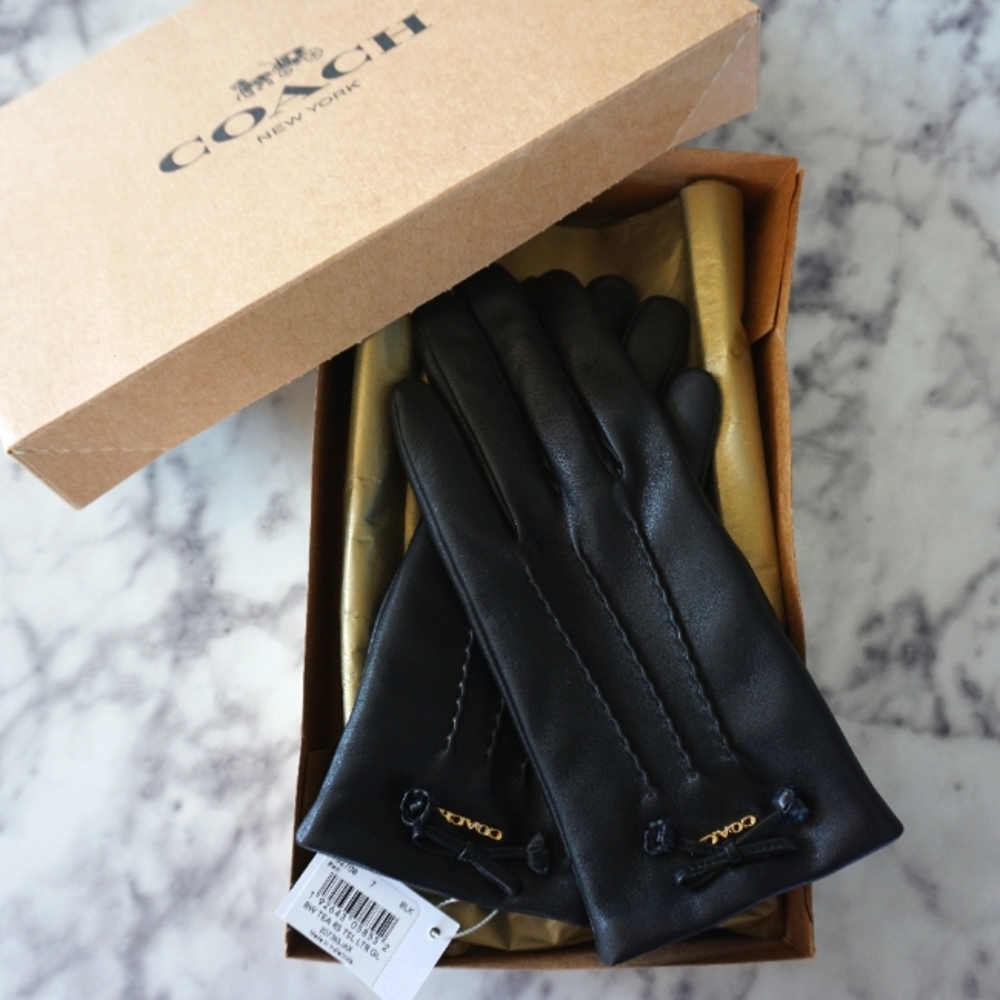Coach Leather Gloves